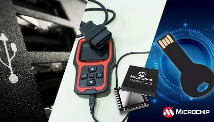 Foto de Microchip mejora la proteccin del cdigo y aumenta la potencia de su gama de microcontroladores USB