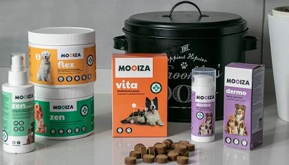 Foto de Mooiza Pet presentar sus novedosos suplementos alimenticios para mascotas en Interzoo