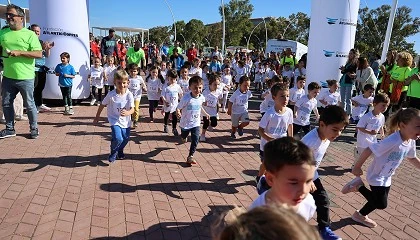 Foto de La 9 edicin de la carrera infantil 'Kilos por Km' de la Fundacin Atlantic Copper rene a 200 nios y nias