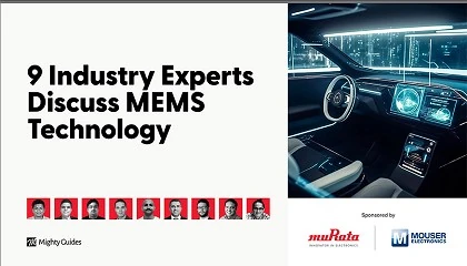 Foto de Mouser Electronics y Murata: nuevo ebook sobre tecnologa de sistemas microelectromecnicos (MEMS)