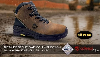 Foto de Nueva bota de seguridad con membrana Agatha de Adeepi: alto rendimiento y confort prolongado