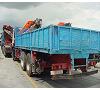 Camion con grua hidraulica Foto