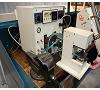 Máquina de soldar por puntos. Foto
