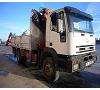Camion con grua hidraulica Foto