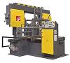 Sierra hidraulica automática, con CNC PLC, y alimentador Foto