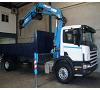 Camion grua Scania P94 230 + Fassi F300AXP.26 Foto
