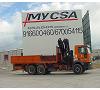 Camion con grua hidraulica Foto