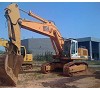 Excavadora de cadenas Foto