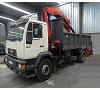 CAMION GRUA MAN 18284 4X2 PALFINGER 18080 2001 Foto