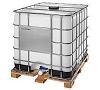 IBC 1000L palet madera Foto