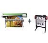 Plotter ecosolvente + plotter de corte Foto