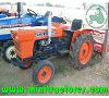 Minitractor kubota l1500 con rotavator Foto