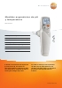 Medidor ergonómico de pH y temperatura-testo 205