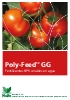 Fertilizantes NPK sólidos solubles con micronutrientes: Poly-Feed GG