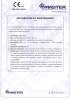 Dinamika -Bisagra para puertas - Declaración de prestaciones CE – Ref. ITB - 8010