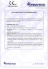 Dinamika -Bisagra para puertas - Declaración de prestaciones CE – Ref. ITB - 8010-11