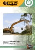 Desbrozadoras - Trituradoras forestales hidráulicas en punta de retro - serie ECF/SB