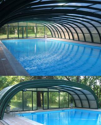 Foto de Cubiertas altas para piscinas