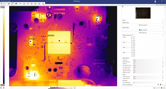 Foto de Software para automatizar el procesamiento de imágenes térmicas