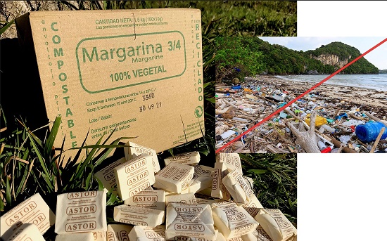 Foto de Margarina en envase compostable