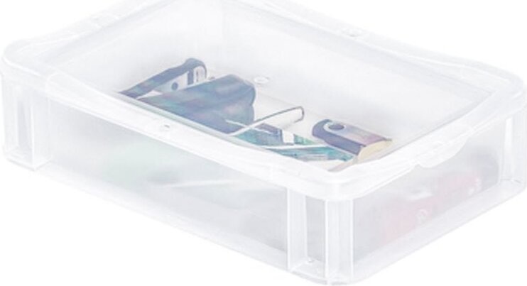 Cajas Eurobox transparentes - Ferretería - Cajas plásticas