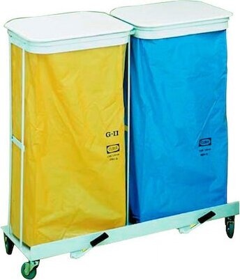 HG Verlag Soporte Saco de basura hasta 90L Ideal para saco Amarillo Fits Top Cubo de basura Soporte Soporte para bolsa de basura 