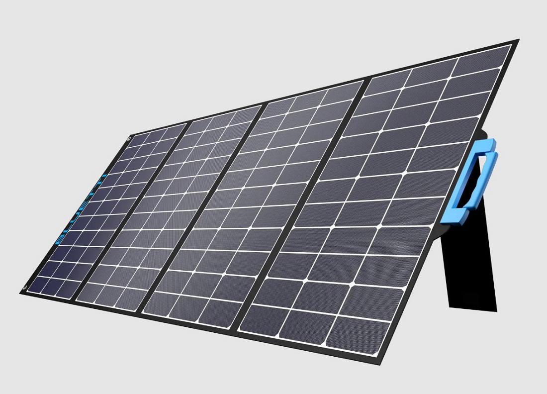 Foto deMódulos solares fotovoltaicos plegables