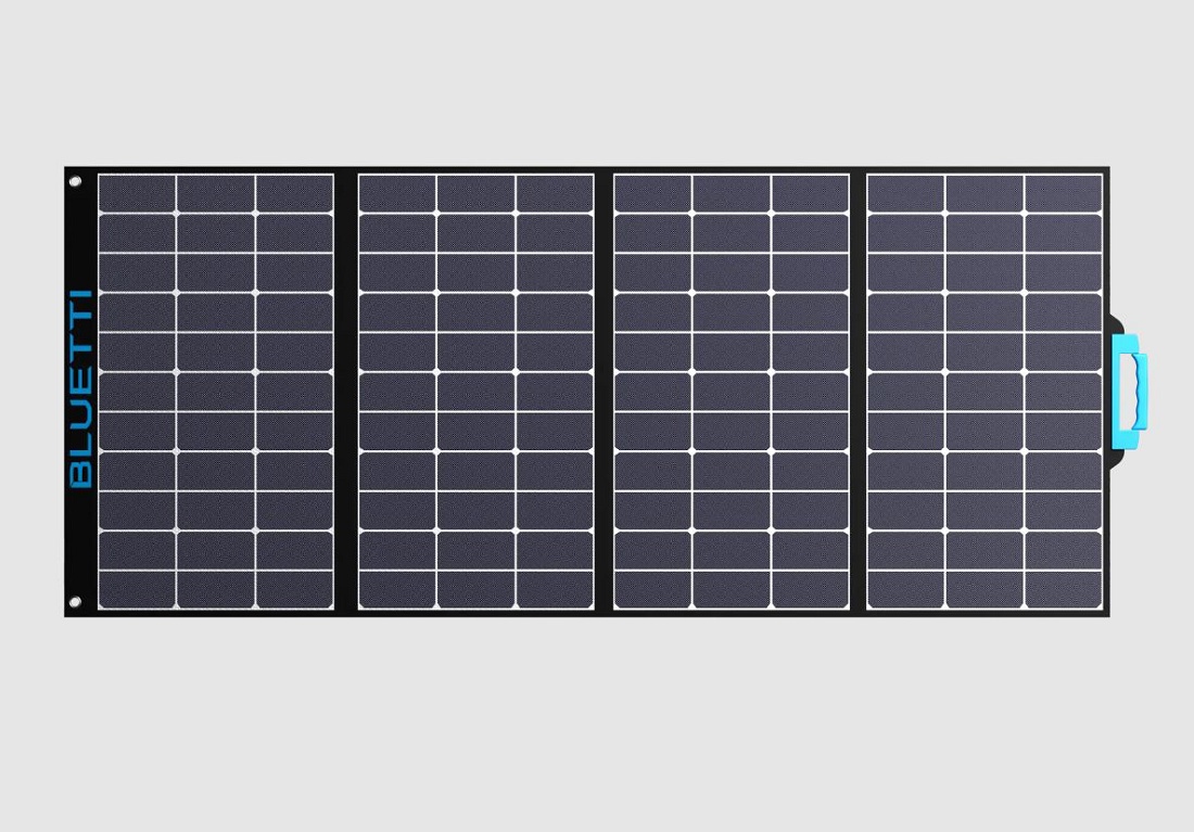 Foto deMódulos solares fotovoltaicos plegables