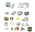 Spare parts and accessories for machinery of gardening