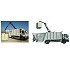 Crane on compactador / recolector