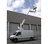 Crane on enclosed van
