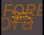 Trituradora forestal, oruga hidráulica