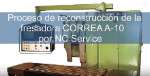 Reconstrucción fresadora Correa A10 por NC Service