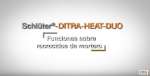 Calefacción eléctrica para cerámica y piedra natural: Schlüter-Ditra-Heat-Duo