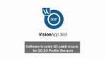 Software VisionApp 360 - detección completa del perfil de 360° con varios sensores de perfil 2D-3D