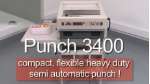 Perforadora para espiral - JBI PUNCH 3400 Eléctrica