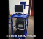 Armario modular con batería de litio y pantalla remota