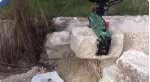 [es] Pinza multifunción hidráulica con kit de mordazas intercambiables para piedras-rocas – acoplada a miniexcavadora