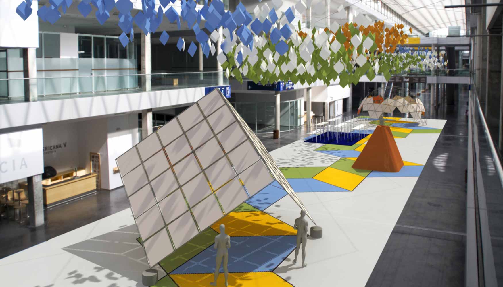 Cevisamalab exhibe el papel de la cerámica en arquitectura e ... Design creativo recinto