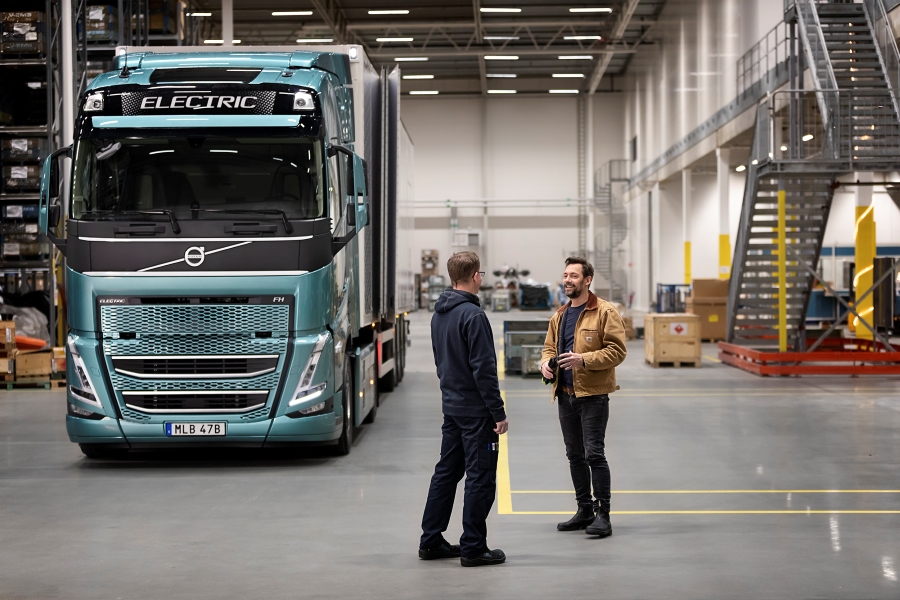 Foto de Volvo Trucks pronta para eletrificar grande parte do transporte de mercadorias