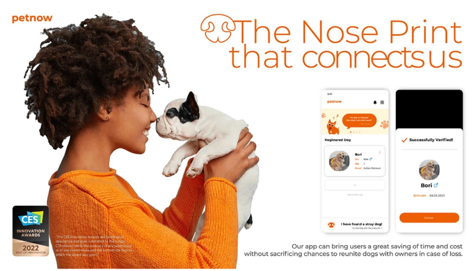 Foto de Petnow, nueva App que identifica a los perros con los patrones nicos de su nariz