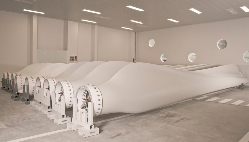 Foto de Norvento Enerxa disear y fabricar un prototipo de pala de aerogenerador reciclable