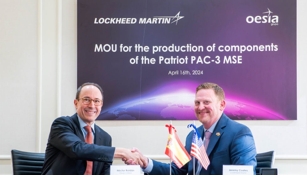 Foto de Lockheed Martin y Grupo Oesa firman un acuerdo de cooperacin industrial en Espaa