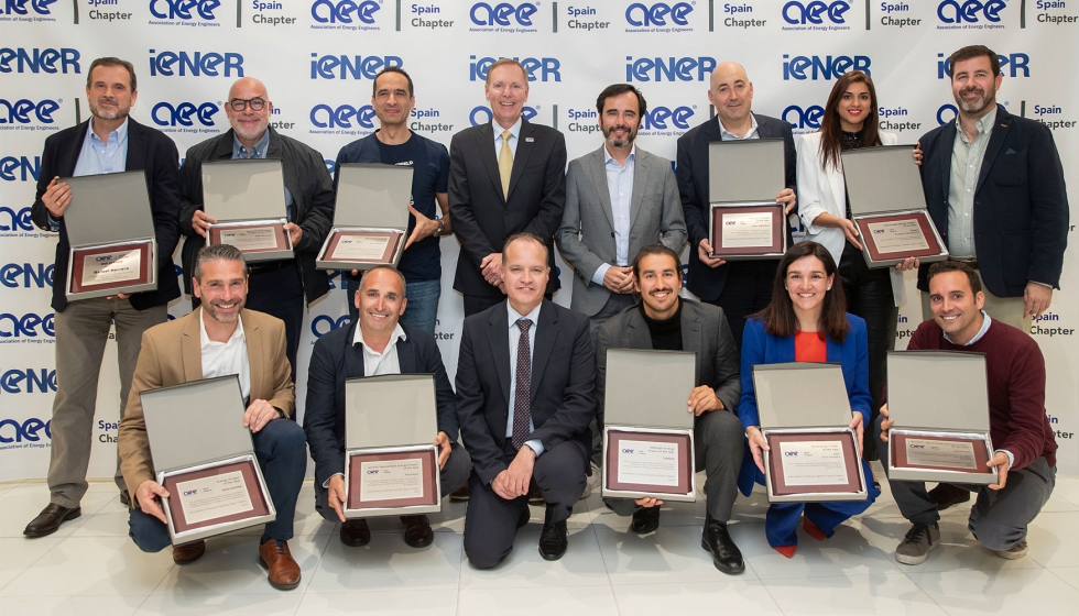 Foto de AEE Spain Chapter entrega sus premios en el iENER2024
