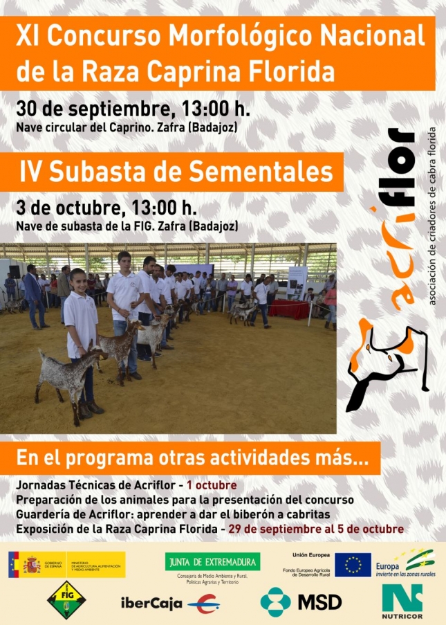 Las jornadas de Acriflor en la Feria de Zafra analizarn la tuberculosis y el scrapie en Extremadura