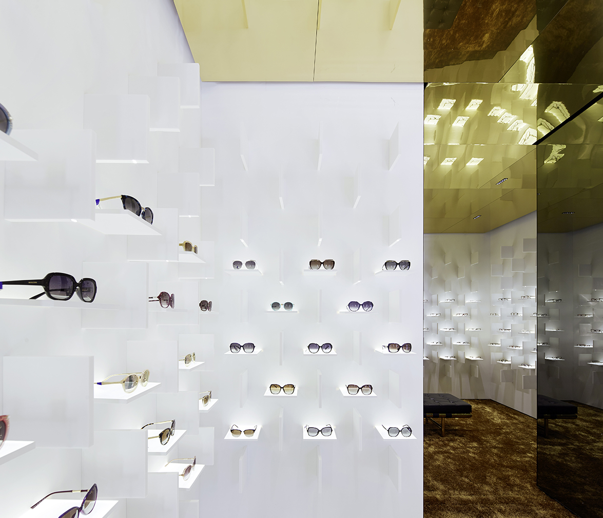 Bolon Eyewear Shanghai Ippolito Fleitz Group Interior design Retail design Optician