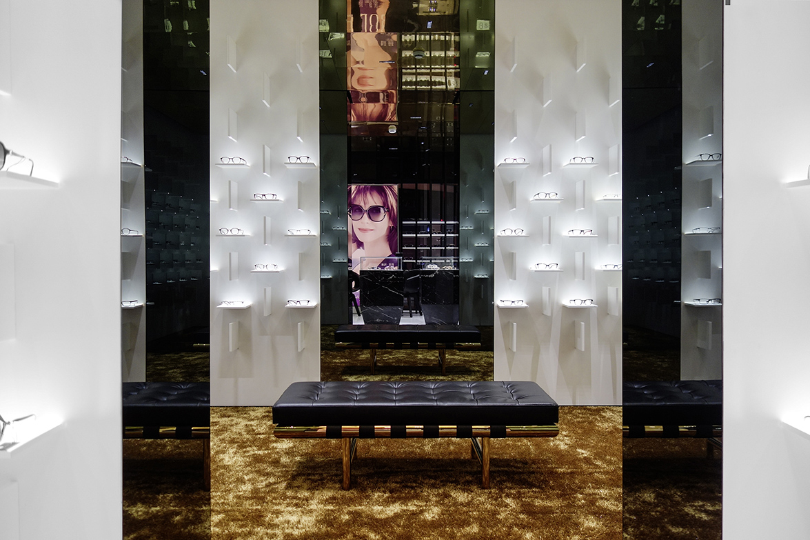 Bolon Eyewear Shanghai Ippolito Fleitz Group Interior design Retail design Optician