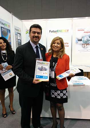 Esperanza Rico, Directora de FuturENERGY con D. Leonardo Beltrn Rodrguez,Subsecretario de Planeacin y Transicin Energtica de la Secretara de Energa