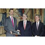 Foto de Felipe VI recibe al Consorci de la Zona Franca de Barcelona con motivo de su centenario