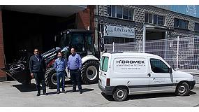 Foto de Una Hidromek 102B Serie Maestro muestra sus virtudes en tierras asturianas